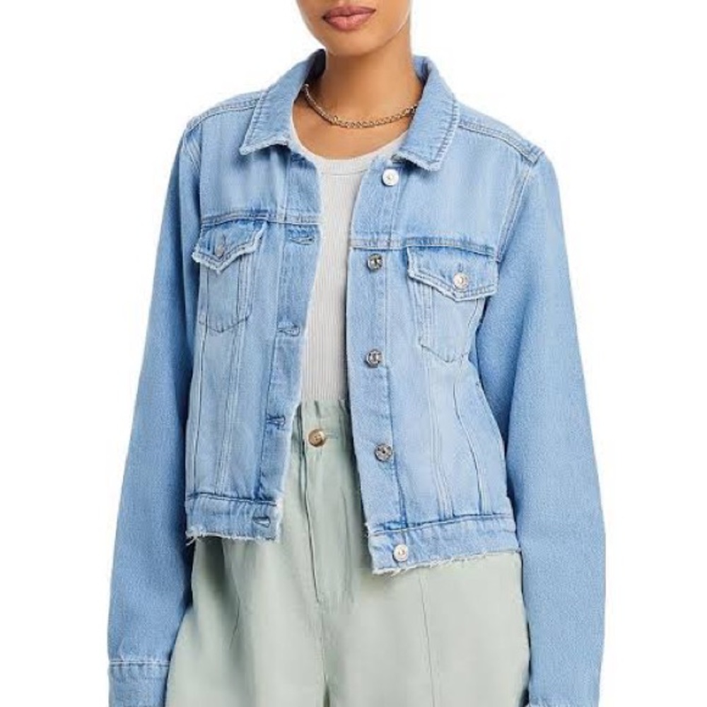 PAIGE Distressed Jean Jacket